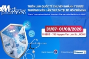 Lịch triển lãm Medipharm Expo 2026
