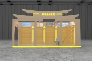 Thiết kế thi công gian hàng triển lãm Beauty Care Hà Nội 2026 - Gian hàng N'ASAK II