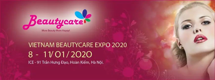 Thiết kế thi công gian hàng triển lãm Vietnam Beauty Care Expo 2020 tại Hà Nội