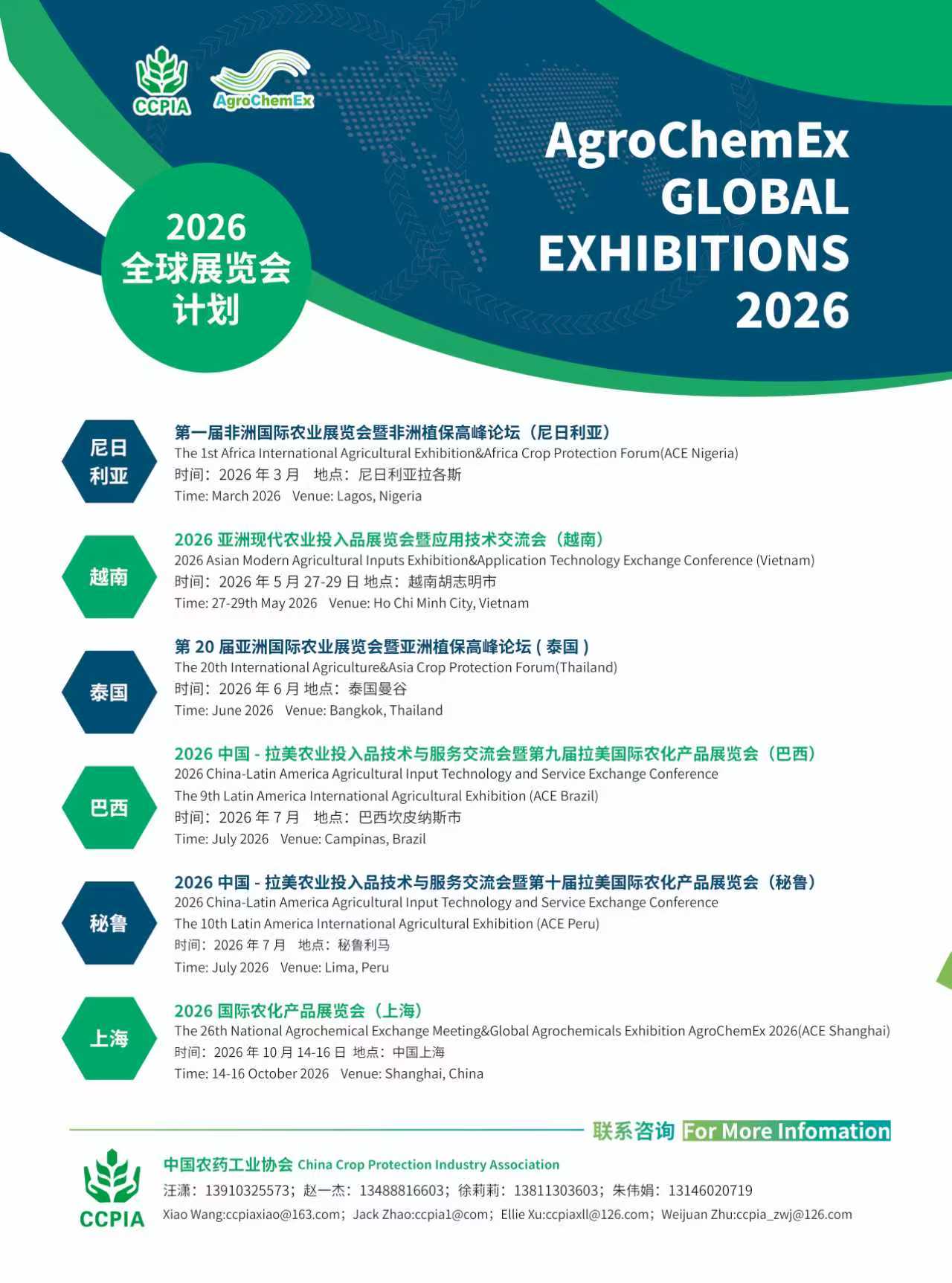 2026年Agrochemex农化展
