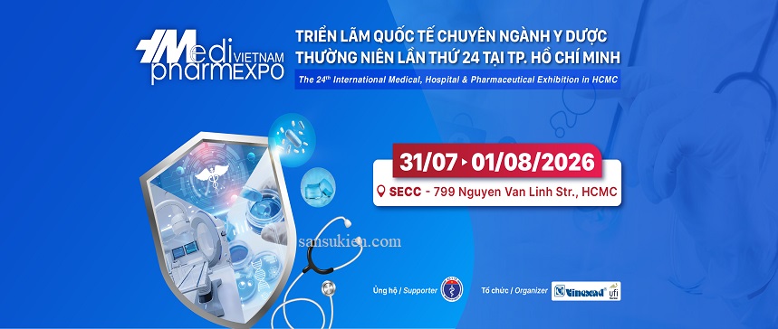 Lịch triển lãm Medipharm Expo 2026