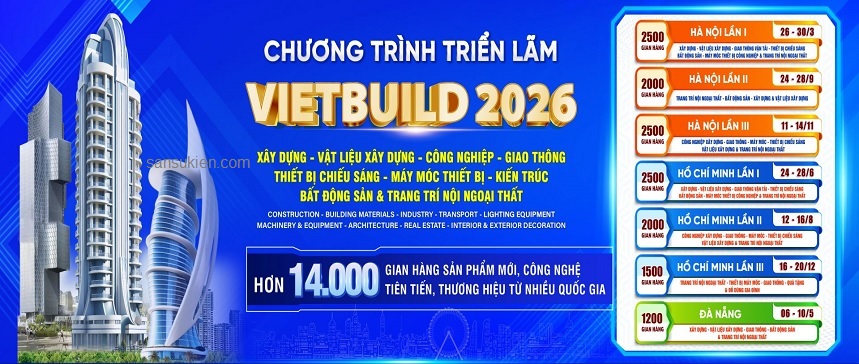 Triển lãm Vietbuild Đà Nẵng 2026