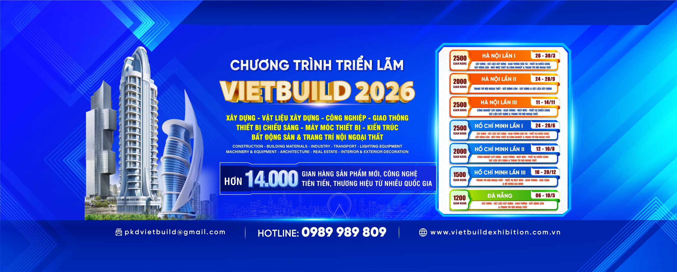 Vietbuild Hanoi 2026 Exhibition (1st Edition)