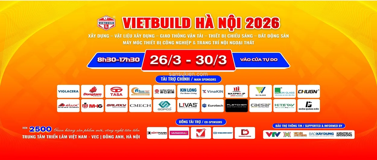 Vietbuild Hanoi 2026 Exhibition Schedule (2nd Edition)