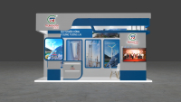 Thiết kế gian hàng triển lãm Vietnam Energy Summit - Gian hàng Trung Nam Group
