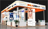 Thiết kế thi công gian triển lãm răng hàm mặt quốc tế VIDEC - Gian hàng Seadent