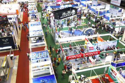 Thiết kế thi công các gian hàng triển lãm hội chợ xe đạp xe máy