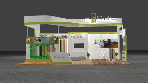 Thiết kế thi công gian hàng triển lãm Vietbuild 2020 tại Hồ Chí Minh - Gian hàng Horme Flooring