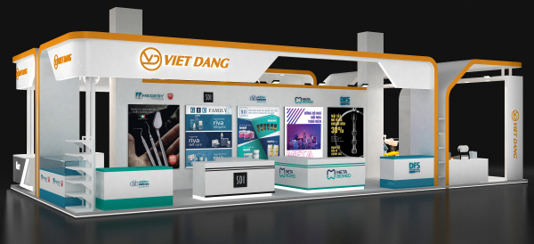 Thiết kế gian hàng triển lãm Videc 12 - Gian hàng Việt Đăng