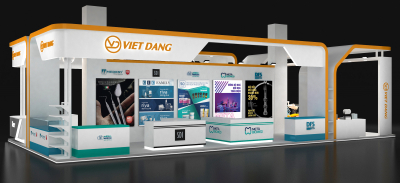 Thiết kế gian hàng triển lãm Videc 12 - Gian hàng Việt Đăng
