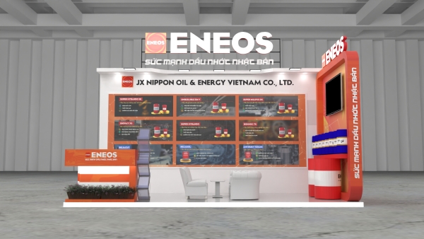 Thiết kế thi công gian hàng Eneos - Triển lãm VIMF 2025