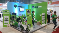 Thiết kế thi công triển lãm Vietnam Sport Show - Gian hàng GrabTaxi